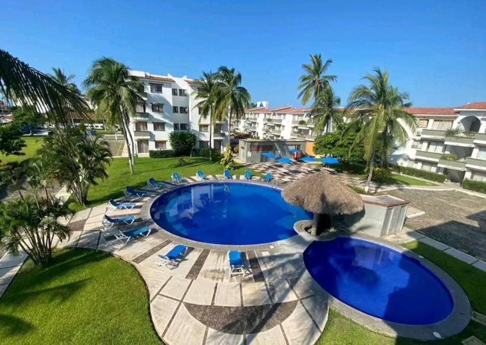 דירות מנסניו Magnifico Departamento, Cocina Equipada, 2 Recamaras 2 Banos , Hasta 6 Personas, 3 Albercas, Playa A 50 Mts Wifi, Aire Acondicionado מראה חיצוני תמונה
