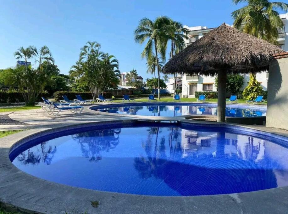 דירות מנסניו Magnifico Departamento, Cocina Equipada, 2 Recamaras 2 Banos , Hasta 6 Personas, 3 Albercas, Playa A 50 Mts Wifi, Aire Acondicionado מראה חיצוני תמונה
