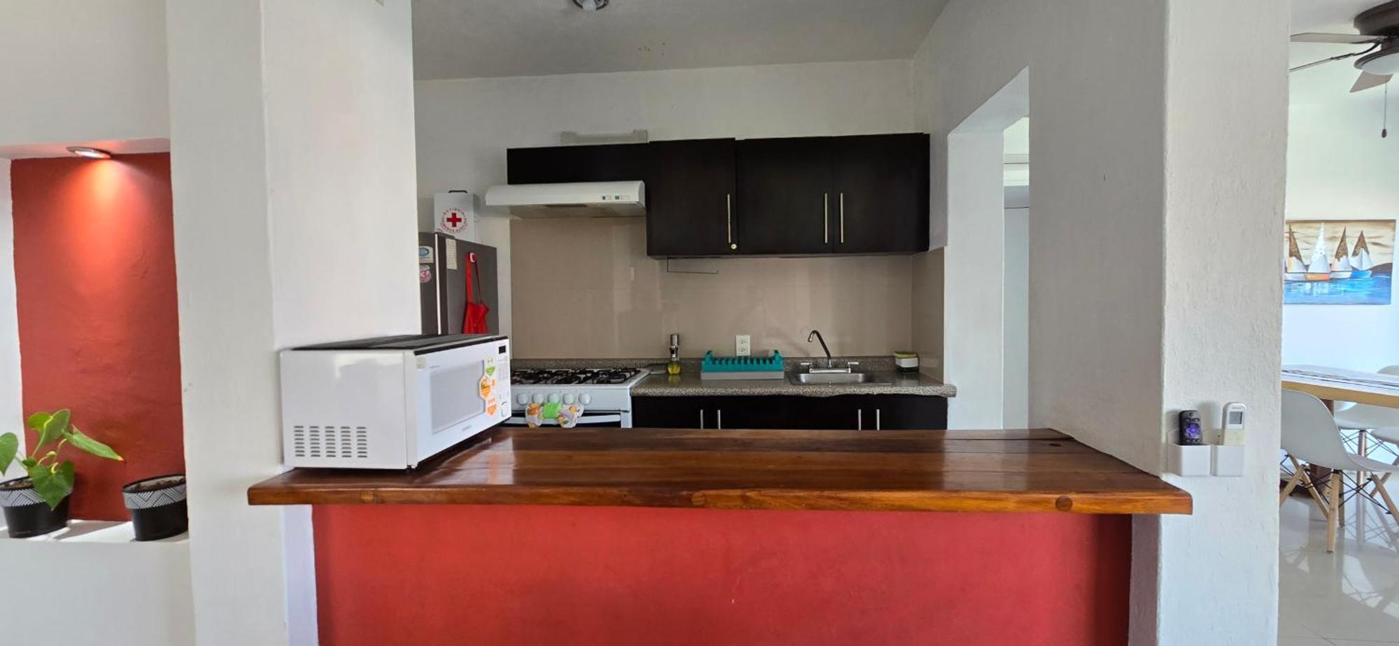 דירות מנסניו Magnifico Departamento, Cocina Equipada, 2 Recamaras 2 Banos , Hasta 6 Personas, 3 Albercas, Playa A 50 Mts Wifi, Aire Acondicionado מראה חיצוני תמונה
